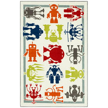 Load image into Gallery viewer, BARON 5&#39; X 8&#39;, Area Rug, Robots, Multi/Ivory image
