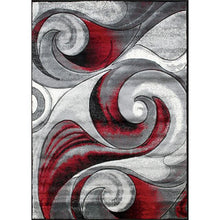Load image into Gallery viewer, Niksar Red 5' X 7' Area Rug

