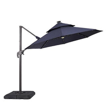 Load image into Gallery viewer, Nuti 10 Ft Round Umbrella w/ LED Light + 37&quot; Large Base
