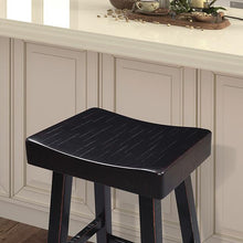 Load image into Gallery viewer, Biasca 24&quot; Stool (2/CTN) White, Brown, &amp; Black
