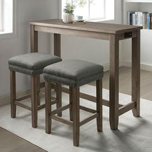 Load image into Gallery viewer, Caerleon 3 &amp; 4 Piece Counter Ht. Set Gray &amp; Blue
