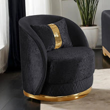 Load image into Gallery viewer, Valdosta Chair Black &amp; Beige
