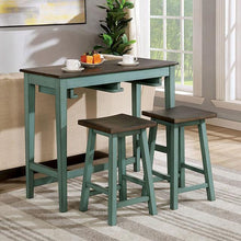 Load image into Gallery viewer, Elinor Bar Table Set Cherry &amp; Green
