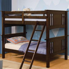 Load image into Gallery viewer, Spring Creek Dark Walnut Twin/Twin Bunk Bed
