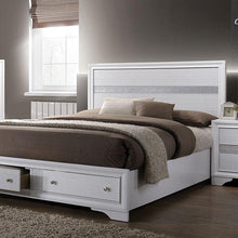 Load image into Gallery viewer, CHRISSY Full Bed, White image
