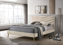 Load image into Gallery viewer, VIVAR Cal.King Bed, Beige
