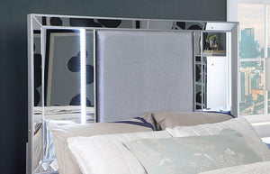 BELLADONNA E.King Bed, Silver