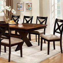 Load image into Gallery viewer, Liberta Dark Oak/Black Dining Table
