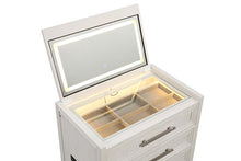 Load image into Gallery viewer, Ashbourne Bedside Vanity Set with Stool Contemporary
