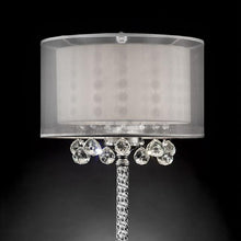 Load image into Gallery viewer, 30&quot;H Table Lamp, Hanging Crystal
