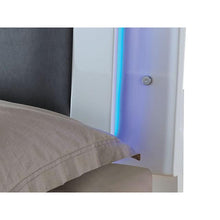Load image into Gallery viewer, CLEMENTINE Glossy White E.King, Full,&amp; Queen Bed
