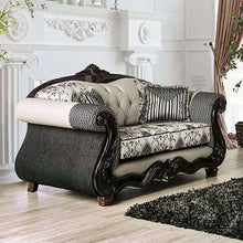 Load image into Gallery viewer, CRESPIGNANO Loveseat, Black/Gray
