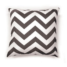 Load image into Gallery viewer, ZOE 22&quot; X 22&quot; Pillow, Gray Chevron (2/CTN)
