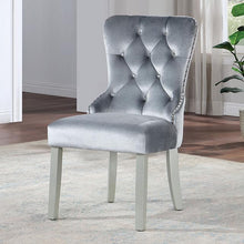 Load image into Gallery viewer, ADALIA Wingback Chair (2/CTN), Silver/Dark Gray image
