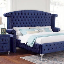Load image into Gallery viewer, ALZIR E.King Bed, Blue image
