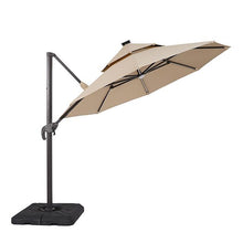 Load image into Gallery viewer, Fera 10 Ft Round Umbrella w/ LED Bulb + 37&quot; Large Base
