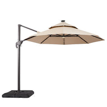 Load image into Gallery viewer, Nuti 10 Ft Round Umbrella w/ LED Light + 37&quot; Large Base image
