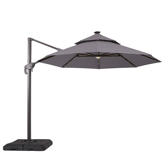 Nuti 10 Ft Round Umbrella w/ LED Light + 37