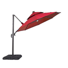 Load image into Gallery viewer, Nuti 10 Ft Round Umbrella w/ LED Light + 37&quot; Large Base
