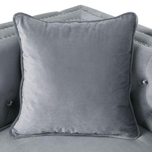 Load image into Gallery viewer, Amie Glam Gray Sectional w/Storage
