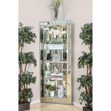 Load image into Gallery viewer, Chouteau Silver Curio Cabinet
