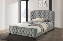 Load image into Gallery viewer, CHARLIZE Cal.King Bed, Gray
