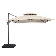 Load image into Gallery viewer, Hero 10 Ft Square Umbrella w/ Double Top + 37&quot; Large Base image
