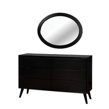 Load image into Gallery viewer, LENNART II Black Oval Mirror
