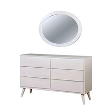 Load image into Gallery viewer, LENNART II White Oval Mirror
