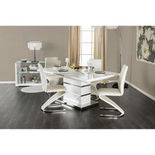 Load image into Gallery viewer, Midvale White/Chrome Dining Table
