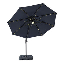 Load image into Gallery viewer, Nuti 10 Ft Round Umbrella w/ LED Light + 37&quot; Large Base
