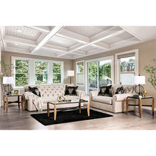 Load image into Gallery viewer, Parshall Beige W/ Gold Highlights Love Seat
