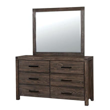 Load image into Gallery viewer, Rexburg Wire-Brushed Rustic Brown Mirror
