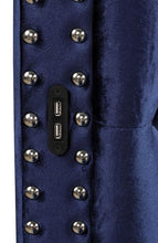 Load image into Gallery viewer, SANSOM E.King &amp; Queen Bed, Black, Blue, &amp; Grey
