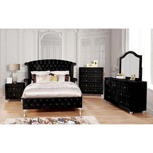 Load image into Gallery viewer, Alzire Black Queen Bed
