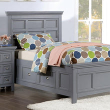 Load image into Gallery viewer, CASTLILE Twin Bed, Gray image
