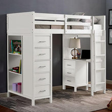 Load image into Gallery viewer, CASSIDY Twin Loft Bed w/ Drawers image
