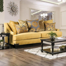 Load image into Gallery viewer, Viscontti Gold/Gray Sofa, Gold image
