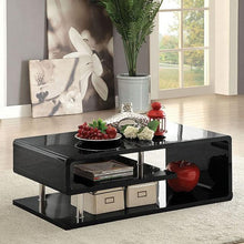 Load image into Gallery viewer, Ninove Black/Chrome Coffee Table image
