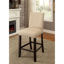 Load image into Gallery viewer, Kaitlin Light Walnut/Beige Counter Ht. Chair (2/CTN)
