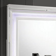 Load image into Gallery viewer, Emmeline Bed Silver &amp; White
