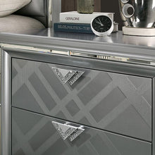 Load image into Gallery viewer, Emmeline Bed Silver &amp; White
