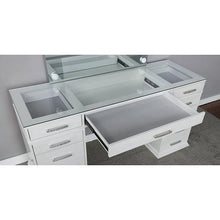 Load image into Gallery viewer, Valentina Vanity Set White &amp; Dark Gray
