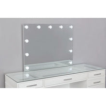 Load image into Gallery viewer, Valentina Vanity Set White &amp; Dark Gray

