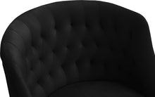 Load image into Gallery viewer, Arden Black Velvet Office Chair
