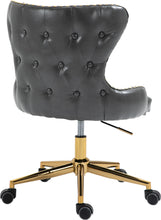 Load image into Gallery viewer, Hendrix Grey Faux Leather Office Chair
