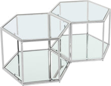 Load image into Gallery viewer, Sei Chrome Coffee Table
