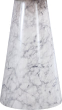 Load image into Gallery viewer, Omni White Faux Marble End Table
