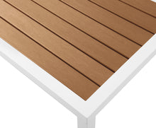 Load image into Gallery viewer, Nizuc Brown manufactured wood Outdoor Patio Aluminum Coffee Table
