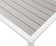 Load image into Gallery viewer, Nizuc Grey manufactured wood Outdoor Patio Aluminum End Table
